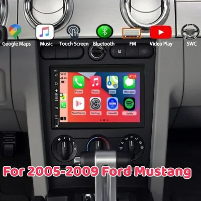 2+32GB Android 12 Apple Carplay Car Stereo Radio GPS Navi For Ford Mustang W/Cam • $119.78
