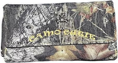 Official Womens Western Wallet Zipper Pocket Mossy Oak Camo Tri Fold Wallet BT-2 • $17.99