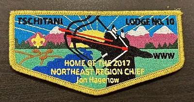 2017 Tschitani Lodge 10 North East Region Chief Flap Patch OA BSA • $27.99