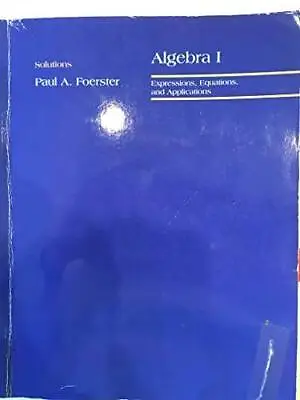 $28.88 • Buy Prentice Hall Classics: Algebra 1 Solutions Key - Paperback - ACCEPTABLE
