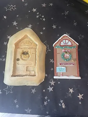 Rubber Latex Mould Mold Christmas Elf Door Naughty Elves Fairy Door Cast Craft • £8