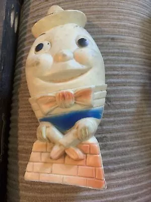 👀VINTAGE 7  HIGH 1969 KAYSAM CORP Of AMERICA  RUBBER HUMPTY DUMPTY SQUEAK TOY👀 • $25