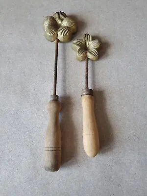 VTG Millinery Flower Making Tool Iron Leaf - Petal Mould - Leather Flower Mould • $99.99