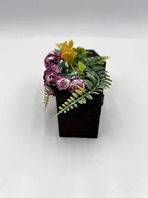 Dollhouse Miniature Unfinished Wood Coffin Box Funeral Halloween HANDMADE • $15.99