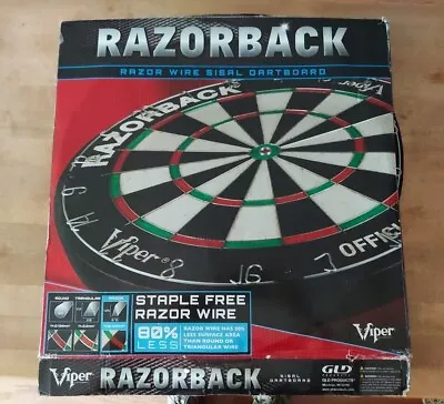 Viper Razorback Sisal Dartboard Open Box Missing Oche Tape Unused Condition  • $29.96