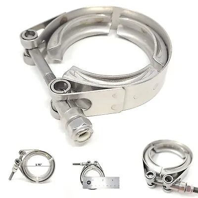 $12.99 • Buy 1.75  Exhaust V-Band Clamp Stainless Steel Turbo Downpipe Heavy Duty 1 3/4