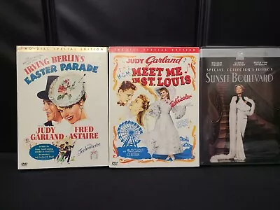 Meet Me In St. Louis + Easter Parade [Two-Disc Special Edition] + Sunset BD DVD • $10.95