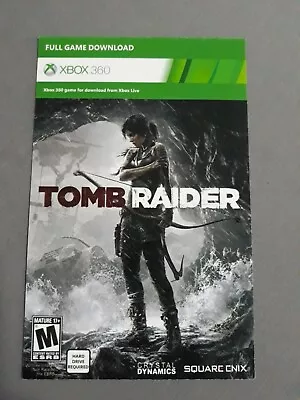Tomb Raider Full Game Download Code DLC CARD (Square Enix Xbox 360) • $10