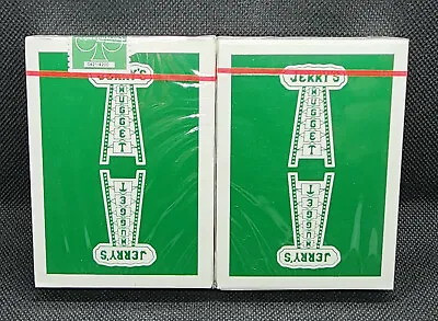 New - Jerry's Nuggets Playing Cards - Marked Monotone - Green - Felt Green • $15