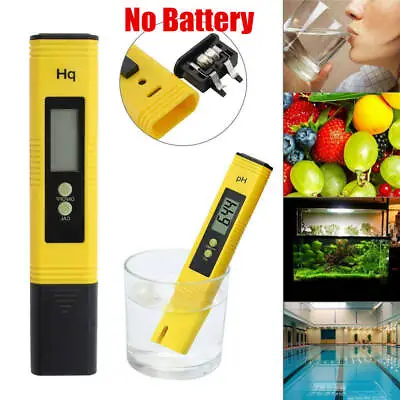 £7.19 • Buy PH Meter LCD Digital Electric Tester Pen Water Hydroponics Test Kit Aquarium MU