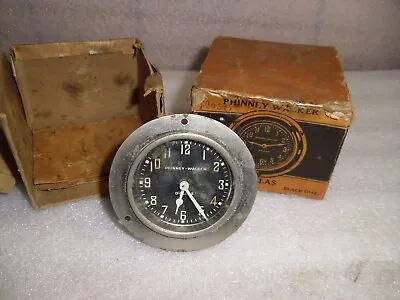 $139.99 • Buy Vintage Phinney- Walker Dallas Automobile Car Clock