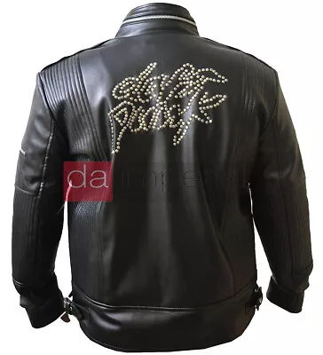 Daft Punk Jacket-Electroma Hero Robot Get Lucky Daft Punk Black Leather Jacket • $54