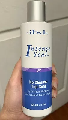 Ibd Intense Seal UV Gel Nail Top Coat - 8oz/236ml Refill Size No Cleanse • $45.99