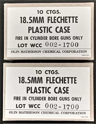 Western Cartridge  Vietnam Era  Flechette Rounds New Replica 10 Round Ammo Boxes • $7.50