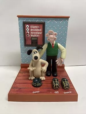 Vintage Wallace & Gromit Talking Alarm Clock - Wesco 1995 Working • $14.95
