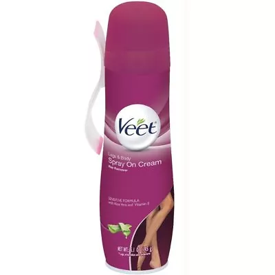 Veet Spray On Hair Removal Cream 5.1 Oz. For Legs & Body • $8.99