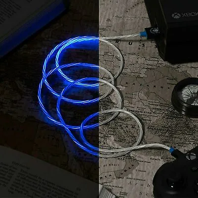 Official Call Of Duty Warzone LED 1.5m Micro USB Cable - Blue - GIFT IDEA GLOW • £8.99