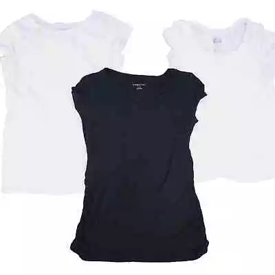 Maternity Lot Of 3 Shirts Old Navy Liz Lange Thyml XL Xlarge Short Sleeve • $18