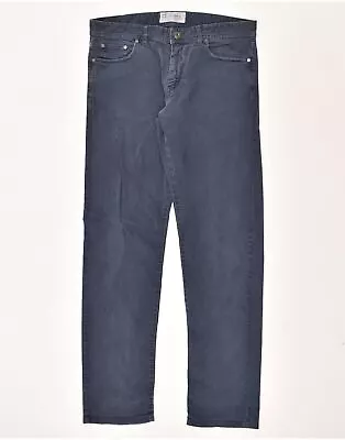 MURPHY & NYE Mens Custom Fit Straight Jeans W36 L34 Navy Blue Cotton AT03 • £17.95