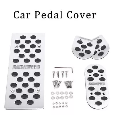 Foot Rest Pedals Kit Aluminum Sliver For Mazda 2 3 6 MX-3 /5 /6 RX-7 /8 Auto USA • $29.20