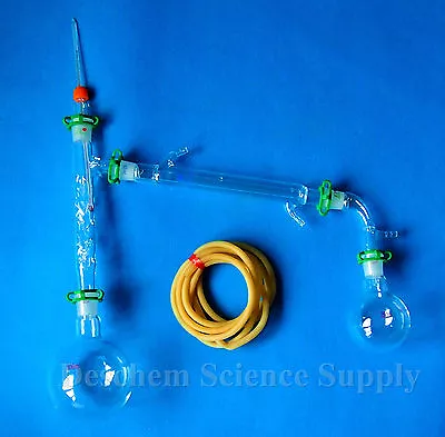 $67.99 • Buy 500ml,24/29,Distillation Apparatus,Vacuum Distill Kit,Vigreux Column W/Side Arm