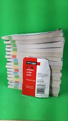 16 Duplicate Carbon Sheet  Plain Waiter Order Pads Numbered 1 To 50 • £11.99