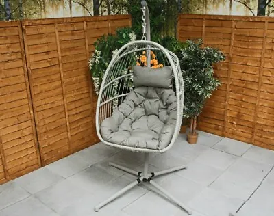 Cocoon Egg Chair Swing Folding Single Or Double Garden Furniture Holly Eleanor • £169.95