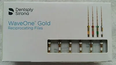 ALL SIZE Waveone Gold Wave One Endodontic File Root Canal Dentsply 6pcs/Pk • $44.59