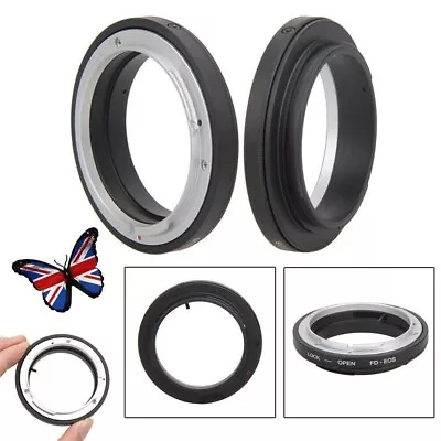 FD-EOS Ring Adapter Lens Adapter FD Lens To EF For Canon EOS Mount • £6.59