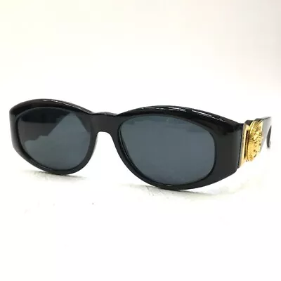 Gianni Versace Black MOD424 COL852BK Sunglasses Authentic W/ Genuine Case • $238