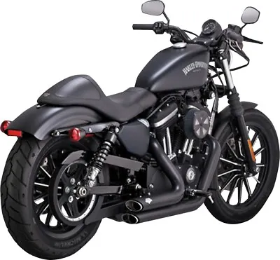 Vance & Hines PCX Shortshots Staggered 2-into-2 Full Exhaust System Black #47329 • $899.99