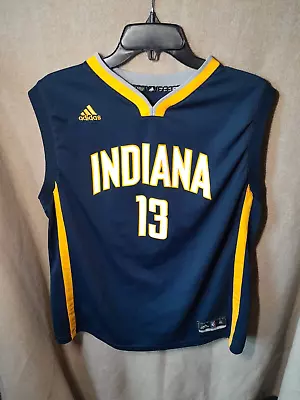 Adidas Indiana Pacers Paul George #13 NBA Basketball Jersey Size Youth XL • $19.99