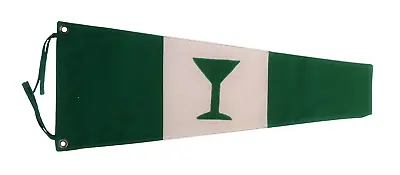 Gin Pennant Fully Sewn Vintage-Look Nautical Flag 30cm X 76cm • £33
