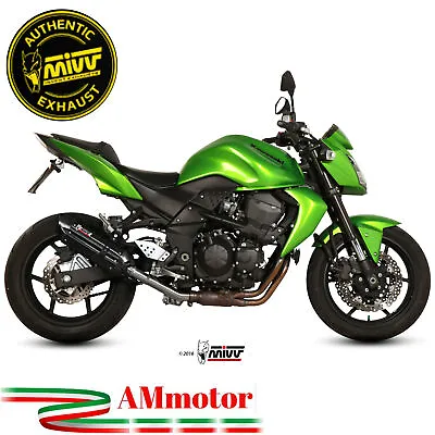 Mivv Exhaust Kawasaki Z 750 2011 Motorcycle Silencer Slip-On Suono Steel Black • $564.05