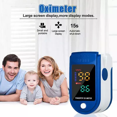 Professional Finger Pulse Oximeter Blood Oxygen Saturation Monitor Heart Rate AU • $10.55