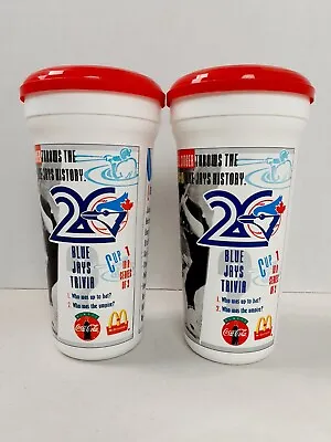 2 Toronto Blue Jays 20th Anniversary Opening Day 1977 McDonalds Cups Bill Singer • $7.99