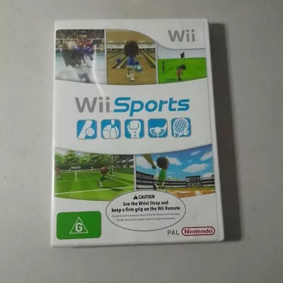 Wii Sports Nintendo Wii Videogame Complete With Manual PAL • $10