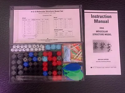 Vintage 1990 HGS Molecular Structure Model Kit W. H. Freeman And Company • $19.99