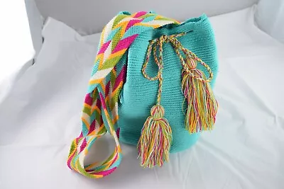 Wayuu Mochila Bag - Handmade In Colombia - 100% Authentic - Large - NEW • $38