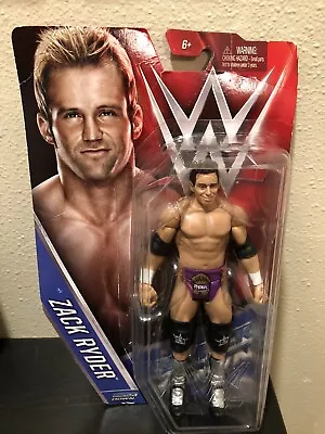 WWE Series 61 Zack Ryder Matt Cardona 2015 Mattel Basic Action Figure Smackdown • $23.95