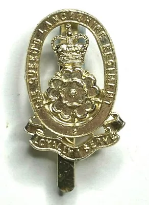 Queens Lancashire Regiment Staybrite Anodised  Collar Badge Gaunt 51 X 30 Mm  • £9.72