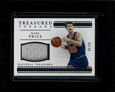 Mark Price National Treasures TREASURED THREADS Jersey #/99! RARE SP Cavs LEGEND • $25