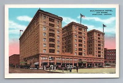 Multnomah Hotel Portland Oregon Postcard • $3.62