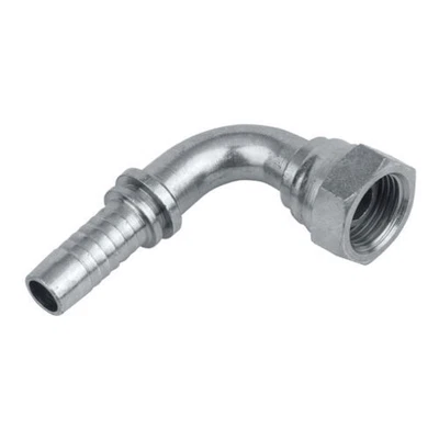 £3.55 • Buy BSP Straight Swivel Female 90* ELBOWS Hydraulic Hose Fitting
