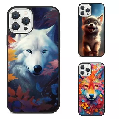 Universal Case Tiny Wolf Winter Autumn For IPhone 5S SE 6 7 8 Plus 12 13 • $7.99