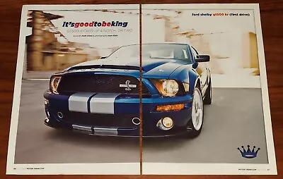 Ford Shelby Gt500 Kr Mustang Magazine Print Article Motor Trend Mustang Fr500s • $9.87