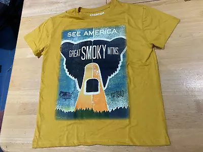$8 • Buy Creative Action Network Womens S  See America Great Smoky Mountains Bear Graphic