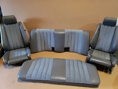  BMW E30 325i 318i 325i Grey Front Sport Seats IS & I 1983-91 OEM • $1799