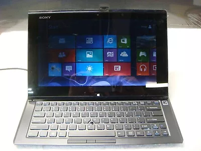 Sony Vaio Duo 11 Laptop SVD112A1WL Intel I5 1.8GHz 8GB 128GB SSD *Read*  • $100