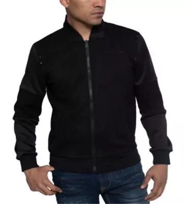 Sean John Men's Lightweight Moto Jacket Black Size XL • $41.57